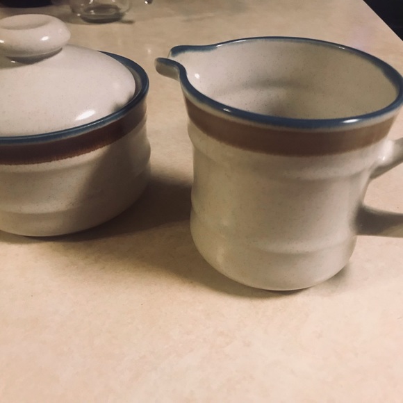 Craftstone Other - Craftstone creamer and sugar . Craftstone made in Japan
